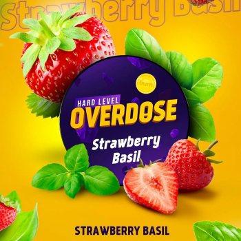 Табак для кальяна OVERDOSE Клубника Базилик (25 г)