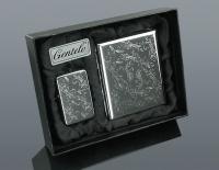 Подарочный набор Gentelo 4-4080 (Зажигалка и Портсигар)