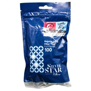 Фильтры для самокруток Silver Star Regular Long (8 мм/100 шт)