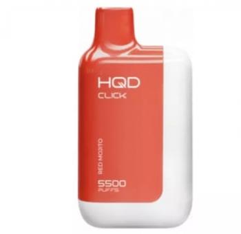 Одноразовый испаритель HQD CLICK Красный Мохито