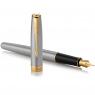Ручка перьевая Parker Sonnet Core Stainless Steel GT (1931504)