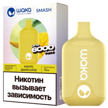 Одноразовый испаритель WAKA Smash Манго Дыня Алоэ