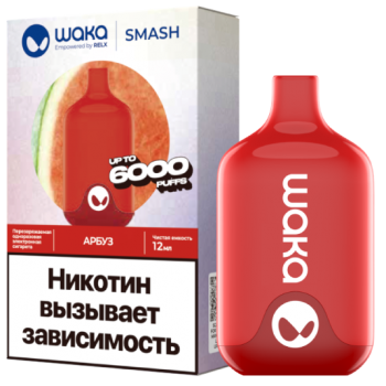 Одноразовый испаритель WAKA Smash Вишня