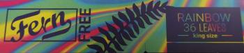 Бумага сигаретная Fern Rainbow King Size (36 шт)