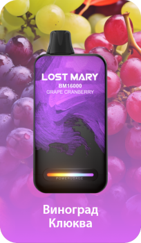 Одноразовый испаритель LOST MARY BM Виноград Клюква
