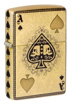 Зажигалка Zippo Ace of Skulls 46388