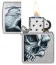 Зажигалка Zippo Skull and Flame 46587