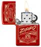 Зажигалка Zippo Metallic Red 48620