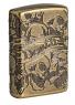 Зажигалка Zippo Armor™ Freedom Skull Antique Brass™ 49035