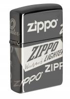 Зажигалка Zippo Black Ice® Logo Design 49051