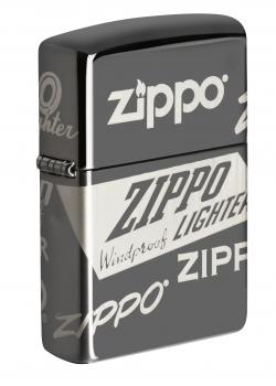 Зажигалка Zippo Black Ice® Logo Design 49051