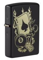 Зажигалка Zippo Black Matte 49257
