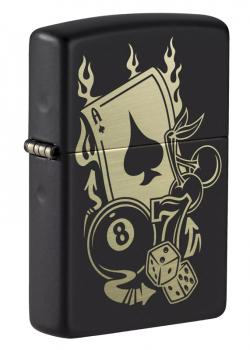 Зажигалка Zippo Black Matte 49257