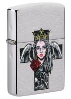 Зажигалка Zippo Brushed Chrome 49262