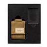 Подарочный набор зажигалка Zippo Black Crackle® и коричневый нейлоновый чехол 49401