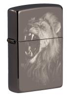 Зажигалка Zippo Lion Design Black Ice® 49433