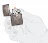 Зажигалка Zippo Lion Design Black Ice® 49433
