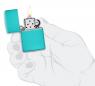 Зажигалка Zippo Classic Flat Turquoise 49454