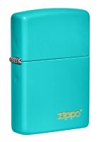 Зажигалка Zippo Classic Flat Turquoise 49454 ZL