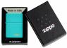 Зажигалка Zippo Classic Flat Turquoise 49454 ZL