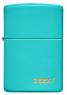 Зажигалка Zippo Classic Flat Turquoise 49454 ZL