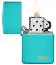 Зажигалка Zippo Classic Flat Turquoise 49454 ZL