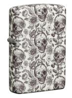 Зажигалка Zippo Skeleton Glow in the Dark Green 49458