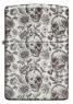 Зажигалка Zippo Skeleton Glow in the Dark Green 49458