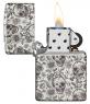 Зажигалка Zippo Skeleton Glow in the Dark Green 49458