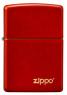 Зажигалка Zippo Classic Metallic Red 49475 ZL