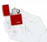 Зажигалка Zippo Classic Metallic Red 49475 ZL