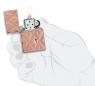 Зажигалка Zippo Armor® Geometric Diamond Pattern Design 49702
