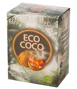 Уголь для кальяна Eco Coco (24 куб)