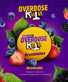 Табак для кальяна OVERDOSE Клубника Ежевика Голубика (25 г)