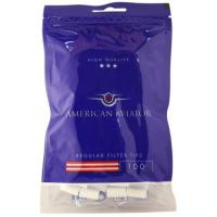 Фильтры для самокруток American Aviator Regular (8 мм/115 шт)
