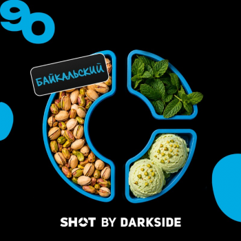 Табак для кальяна Dark Side Shot #90 Фисташка Мята Мороженое (25 г)