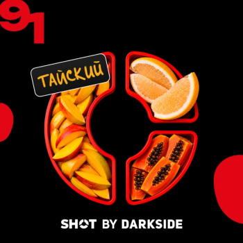 Табак для кальяна Dark Side Shot #91 Манго Помело Папайя (25 г)