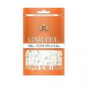 Фильтры для самокруток Cartel Super Slim Long  (5.3 мм/100 шт)