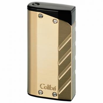 Зажигалка газовая Colibri Torque Gold Finish With Matt Black 300T003
