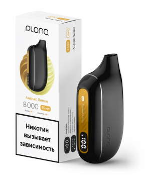 Одноразовый испаритель Plonq Max Smart Ананас Лимон