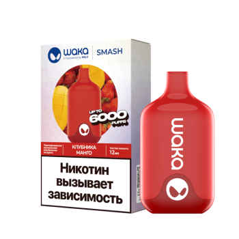Одноразовый испаритель WAKA Smash Клубника и Манго