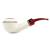 Курительная трубка Big Ben Maestro White Polish Red Stem 470