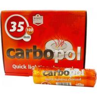 Уголь для кальяна Carbopol (35 мм)
