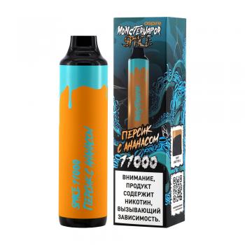 Одноразовый испаритель MONSTER VAPOR Персик Ананас
