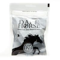 Фильтры для самокруток Dark Horse Slim Carbon (6 мм/120 шт)