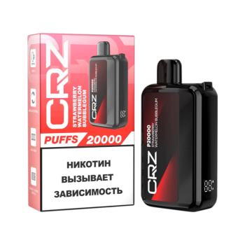 Одноразовый испаритель CRAZYVAPE Жвачка Клубника Арбуз