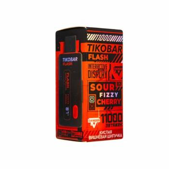 Одноразовый испаритель TIKOBAR FLASH Кислая Вишнёвая Шипучка