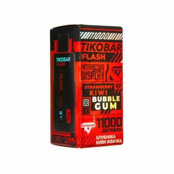 Одноразовый испаритель TIKOBAR FLASH Клубника Киви Жвачка