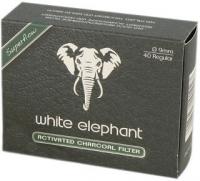 Фильтры для трубки White Elephant Угольный (9 мм/40 шт)