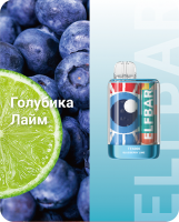 Одноразовый испаритель ELF BAR TE Голубика Лайм